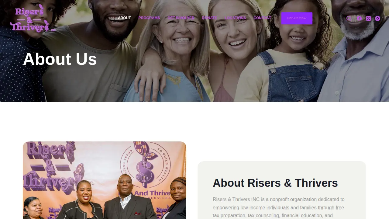 Risers and Thrivers Jenkintown page