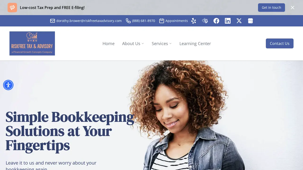 Risk Free Tax LLC- Delaware Office page