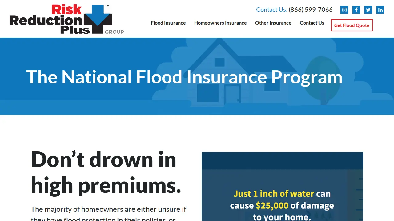 Risk Reduction Plus Group page