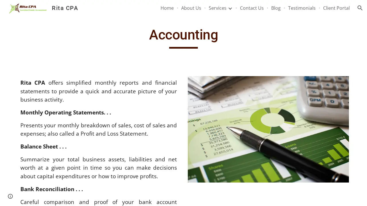 Rita CPA page