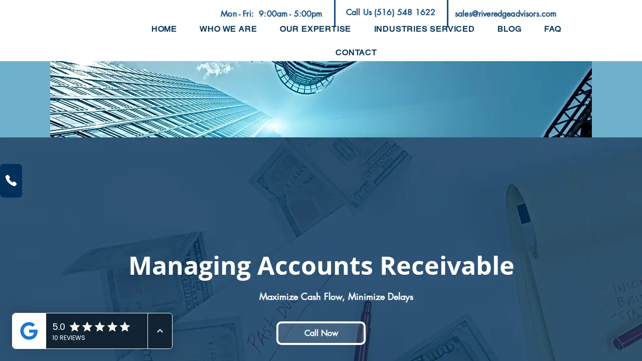 River Edge Advisors page