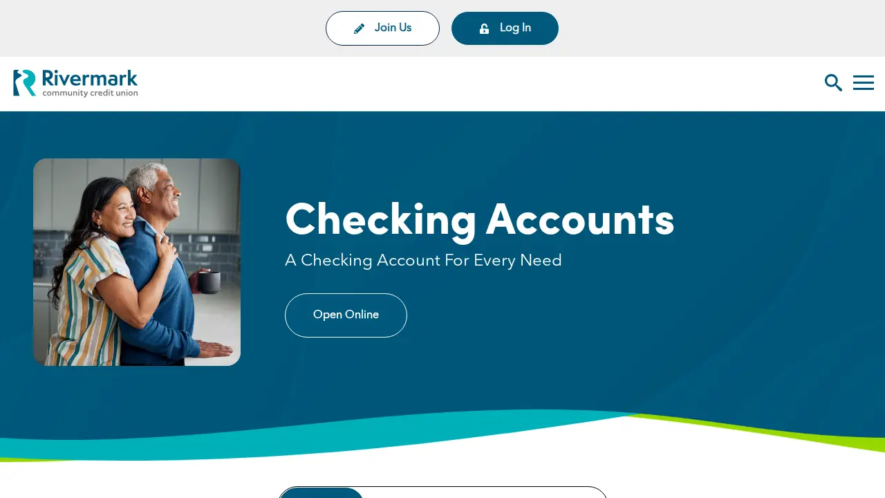 Rivermark Community Credit Union page