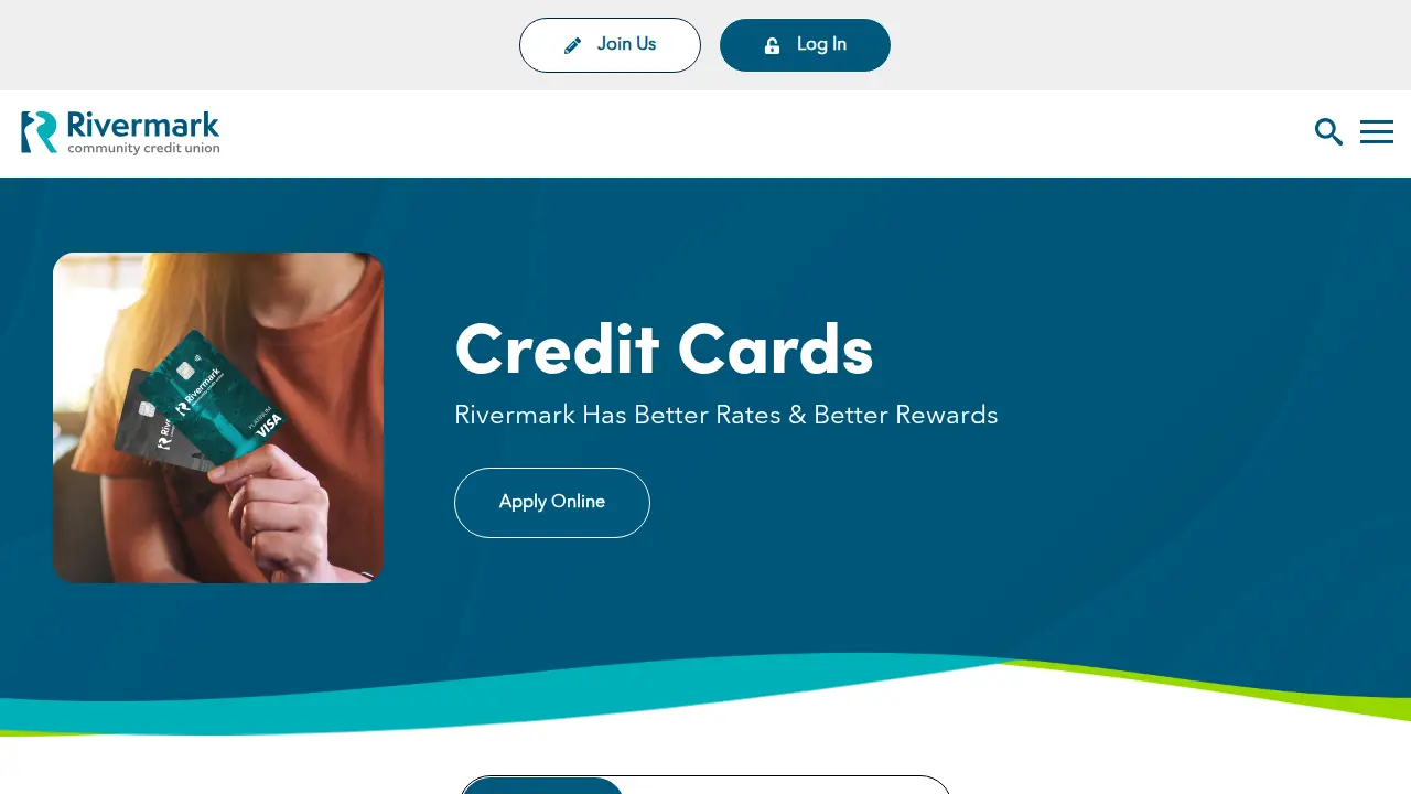 Rivermark Community Credit Union page