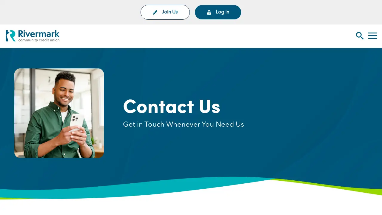 Rivermark Community Credit Union page
