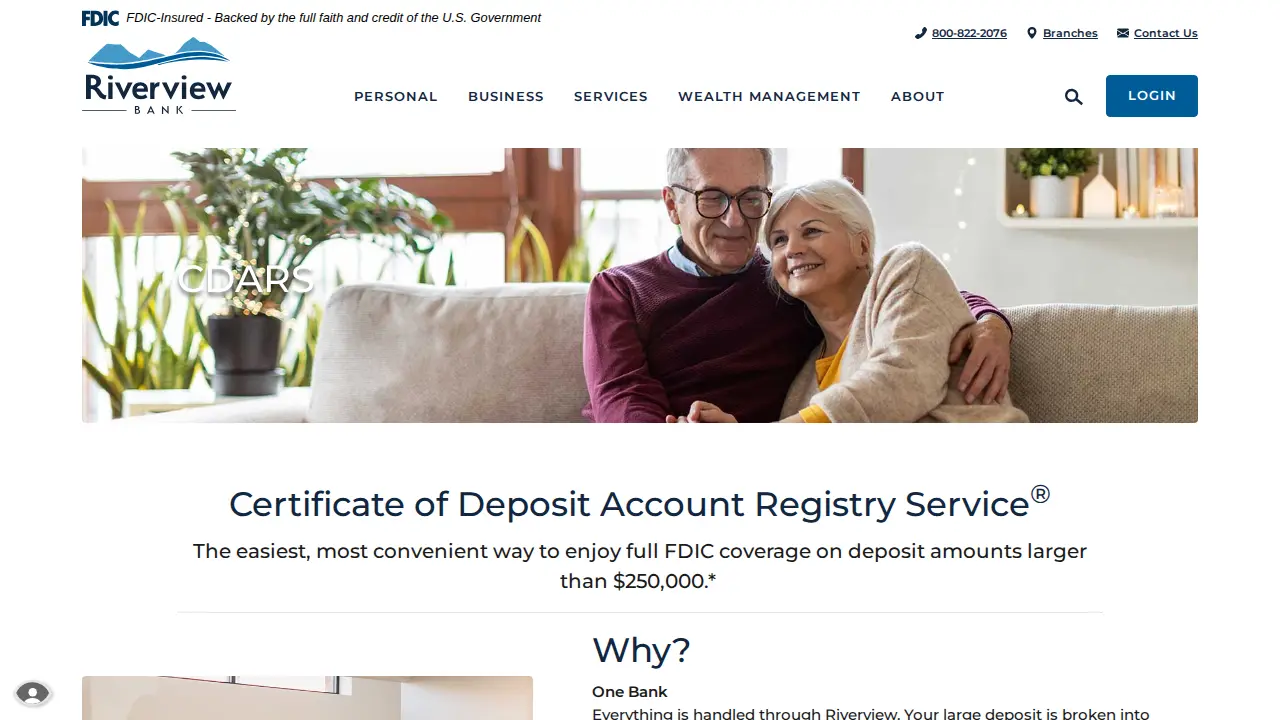 Riverview Bank page