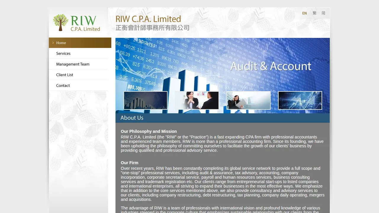 RIW C.P.A. Limited page