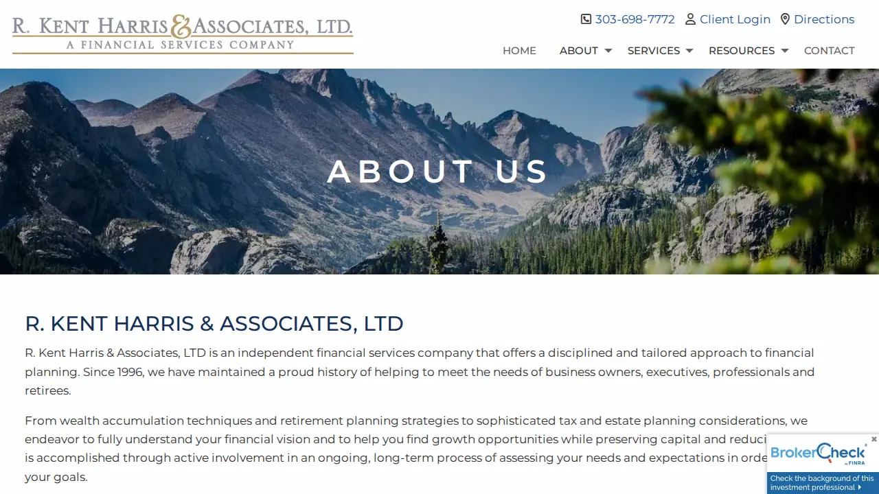R Kent Harris & Associates page