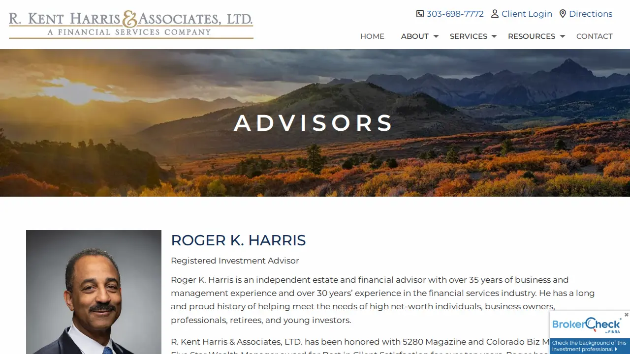R Kent Harris & Associates page
