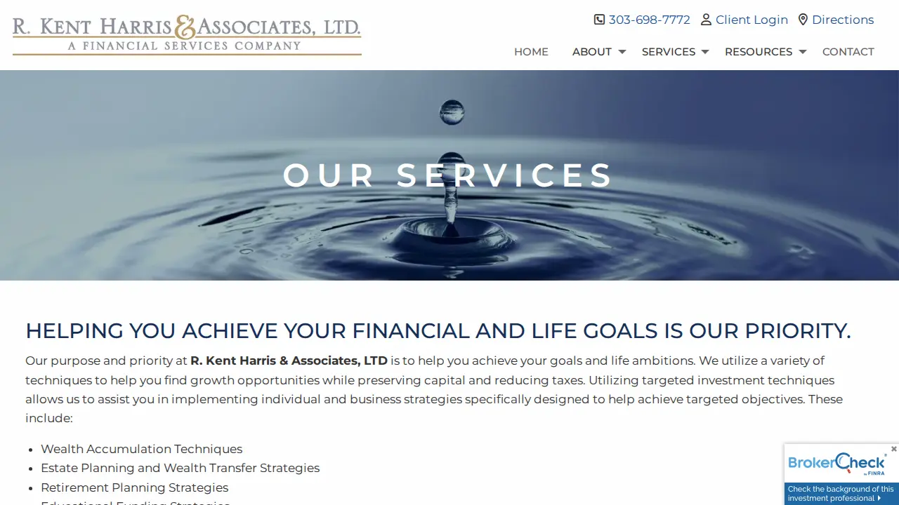R Kent Harris & Associates page