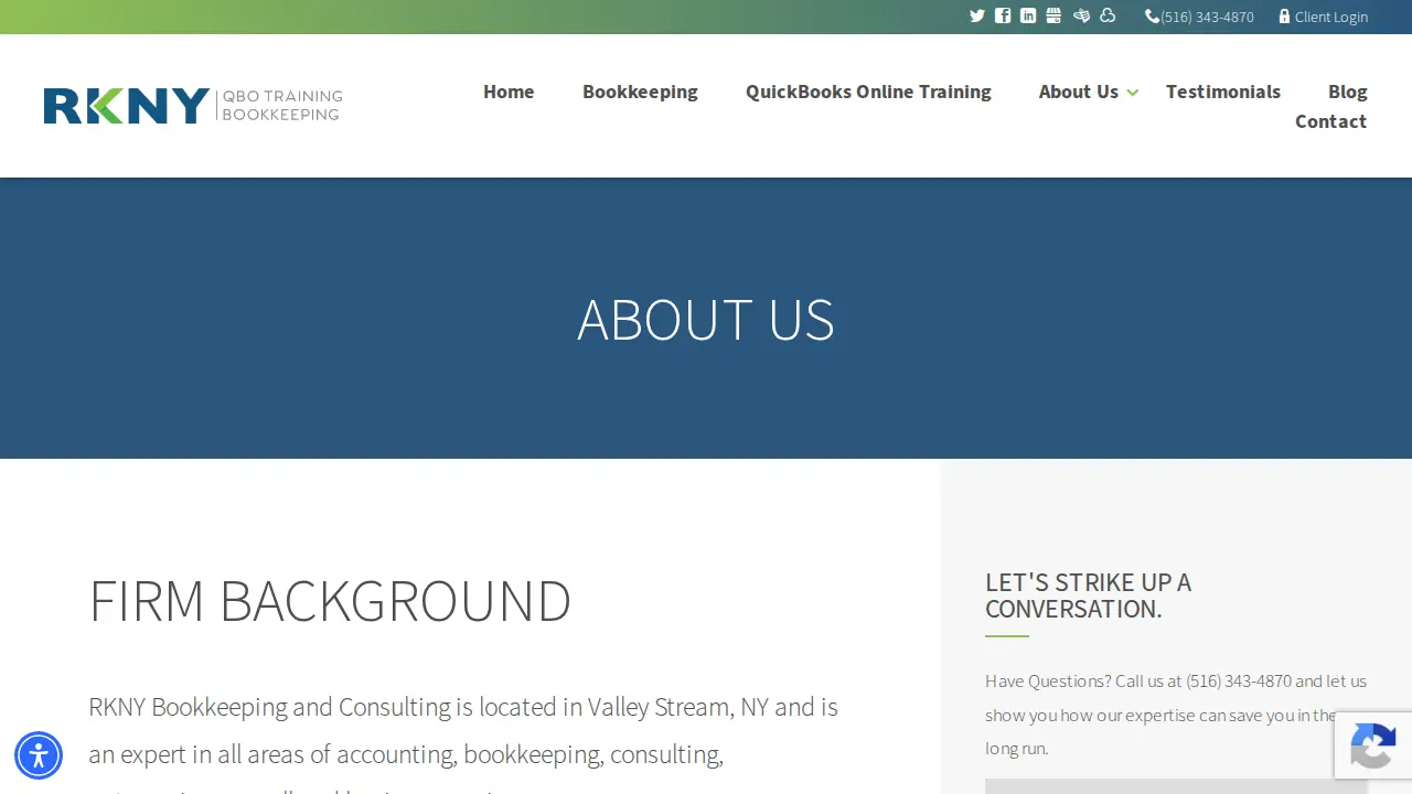 RKNY Bookkeeping & Consulting page