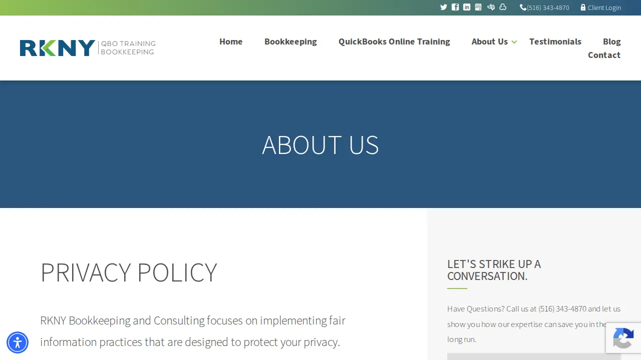 RKNY Bookkeeping & Consulting page