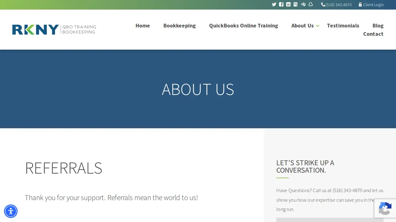 RKNY Bookkeeping & Consulting page