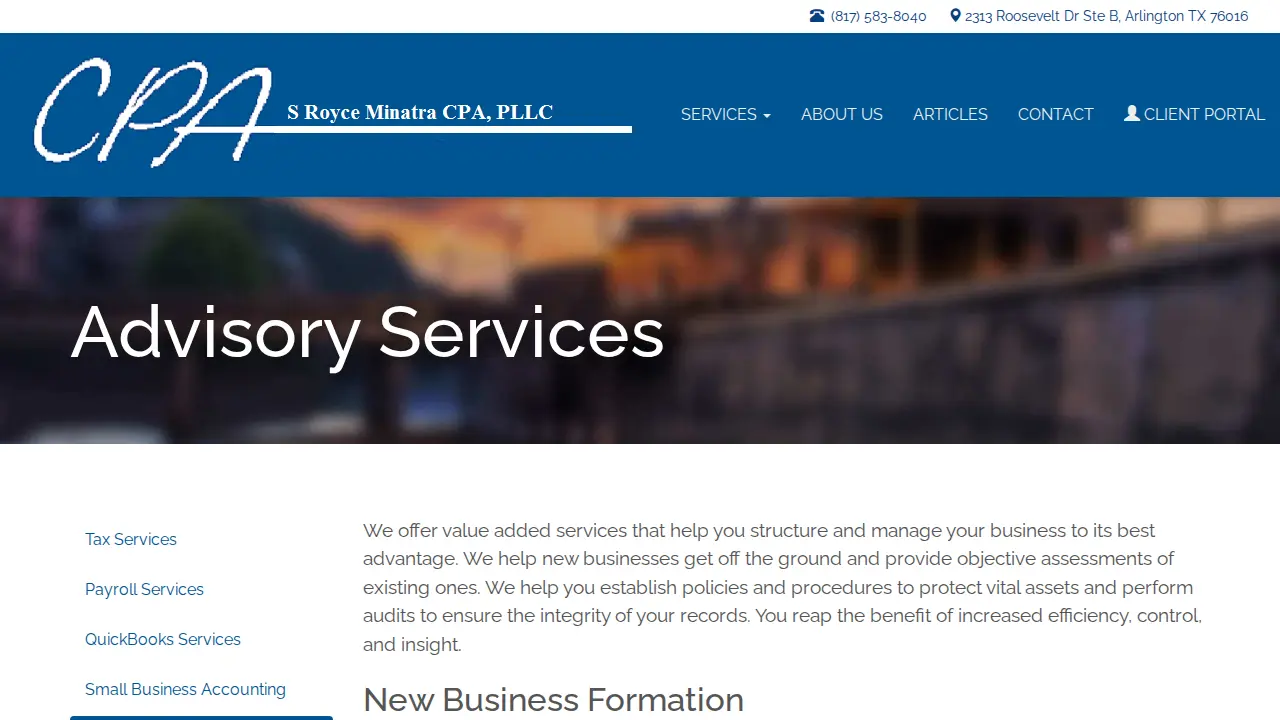 Royce Minatra PLLC page