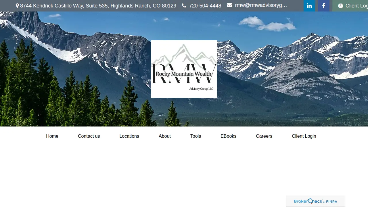 RMW Rocky Mountain Wealth Advisory Group page