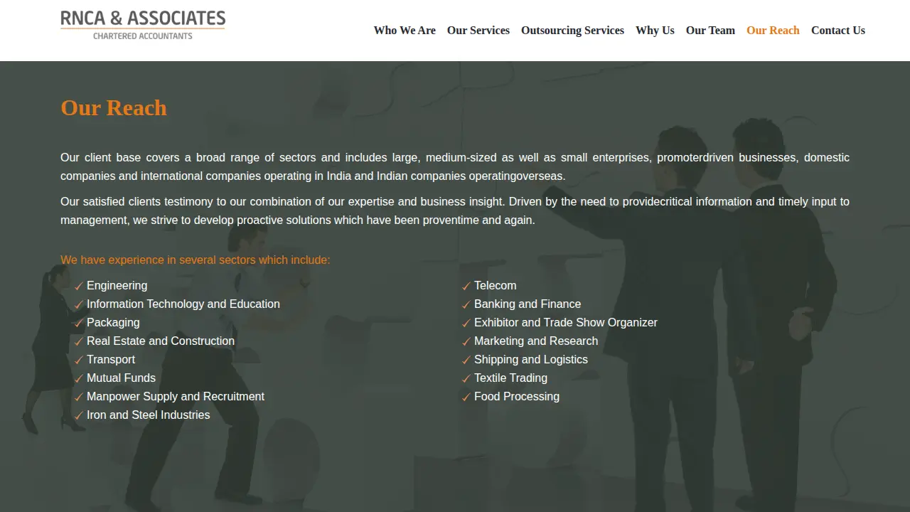 RNCA & Associates page