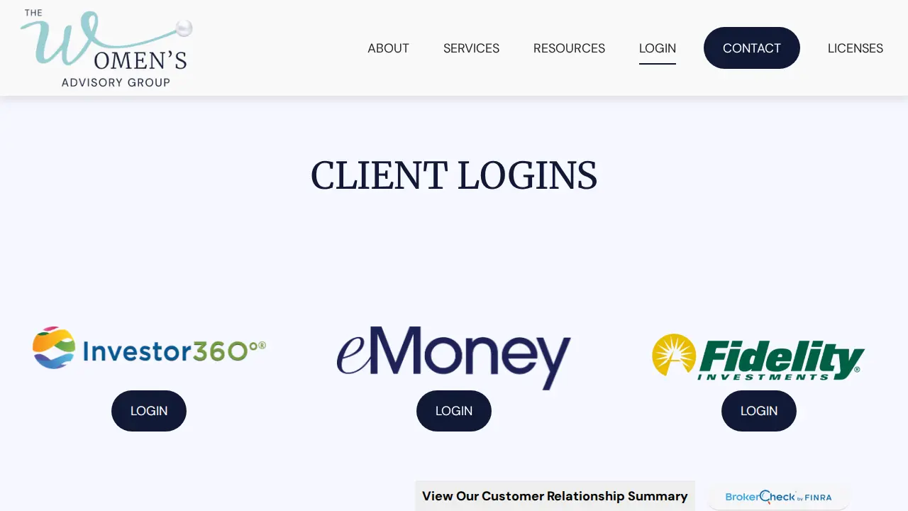 Baystate Financial - The Women's Advisory Group page