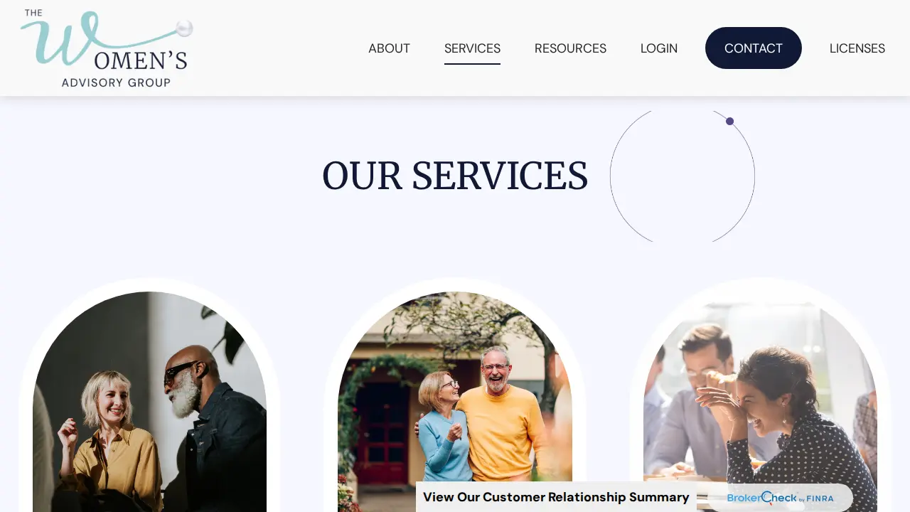 Baystate Financial - The Women's Advisory Group page
