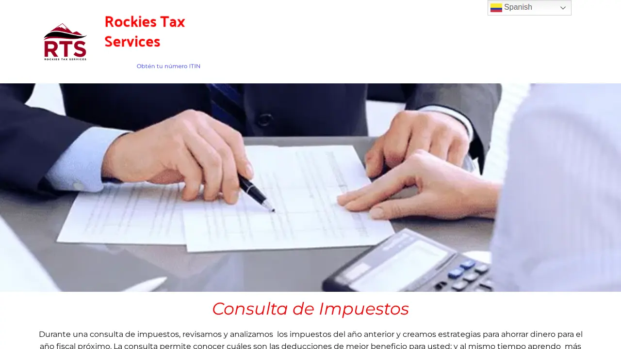 Rockies Tax Services page