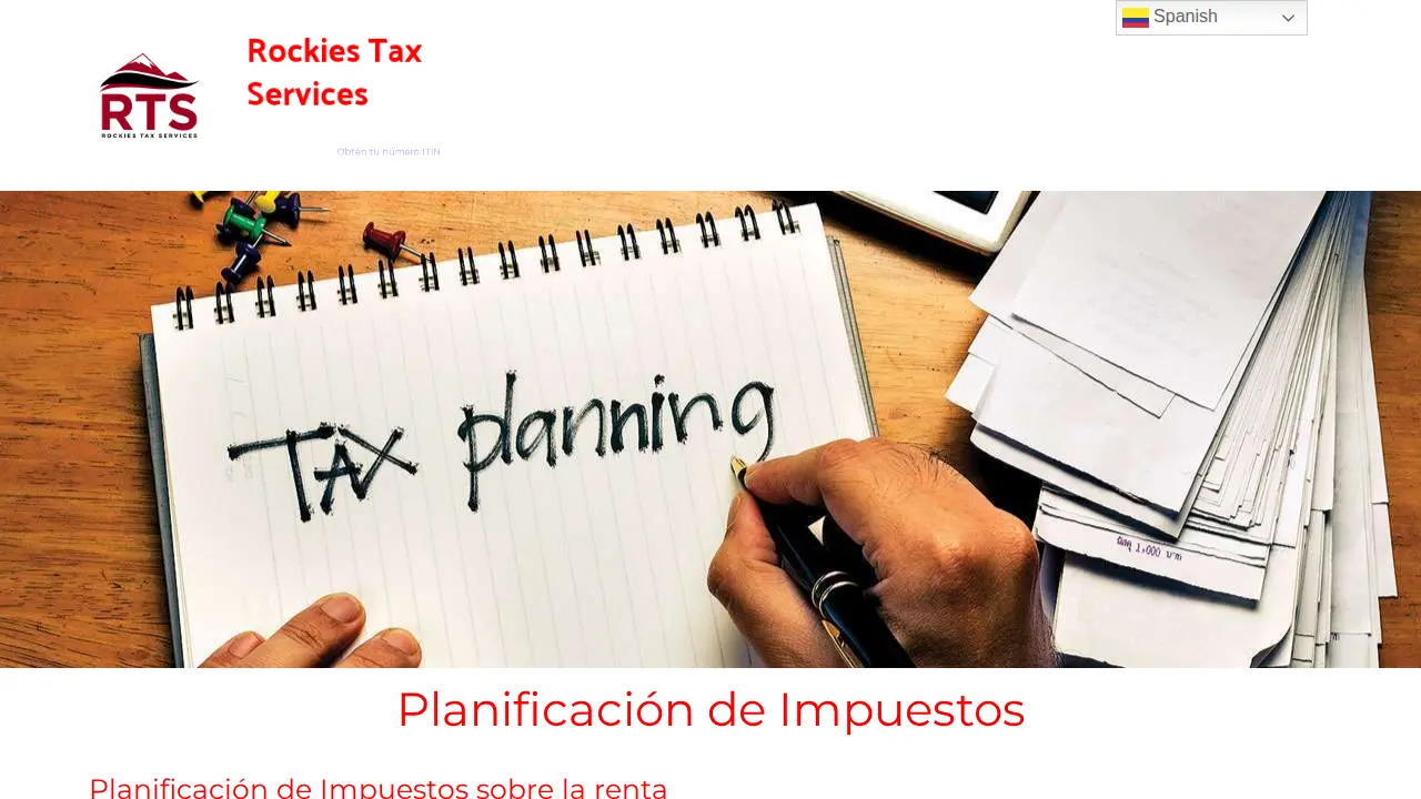 Rockies Tax Services page