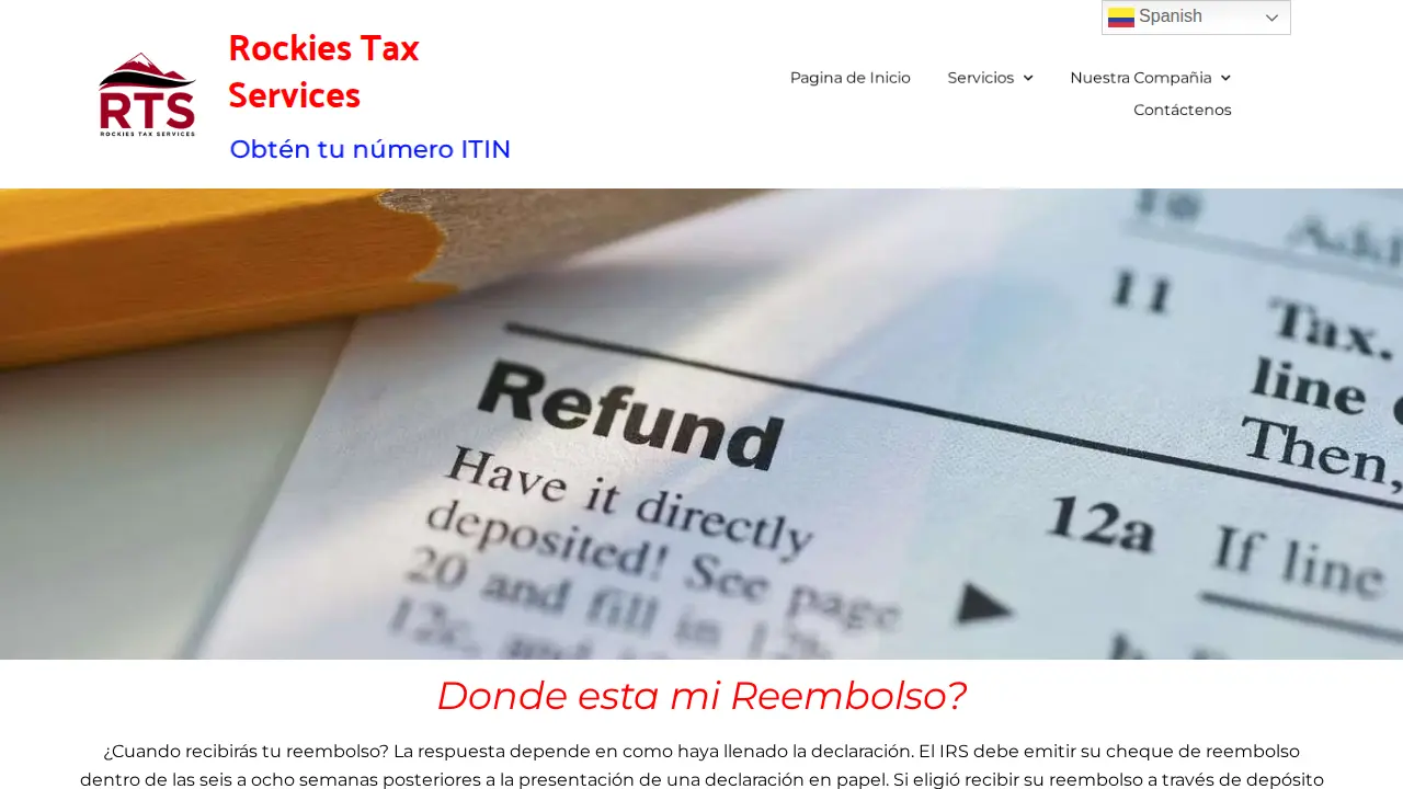 Rockies Tax Services page