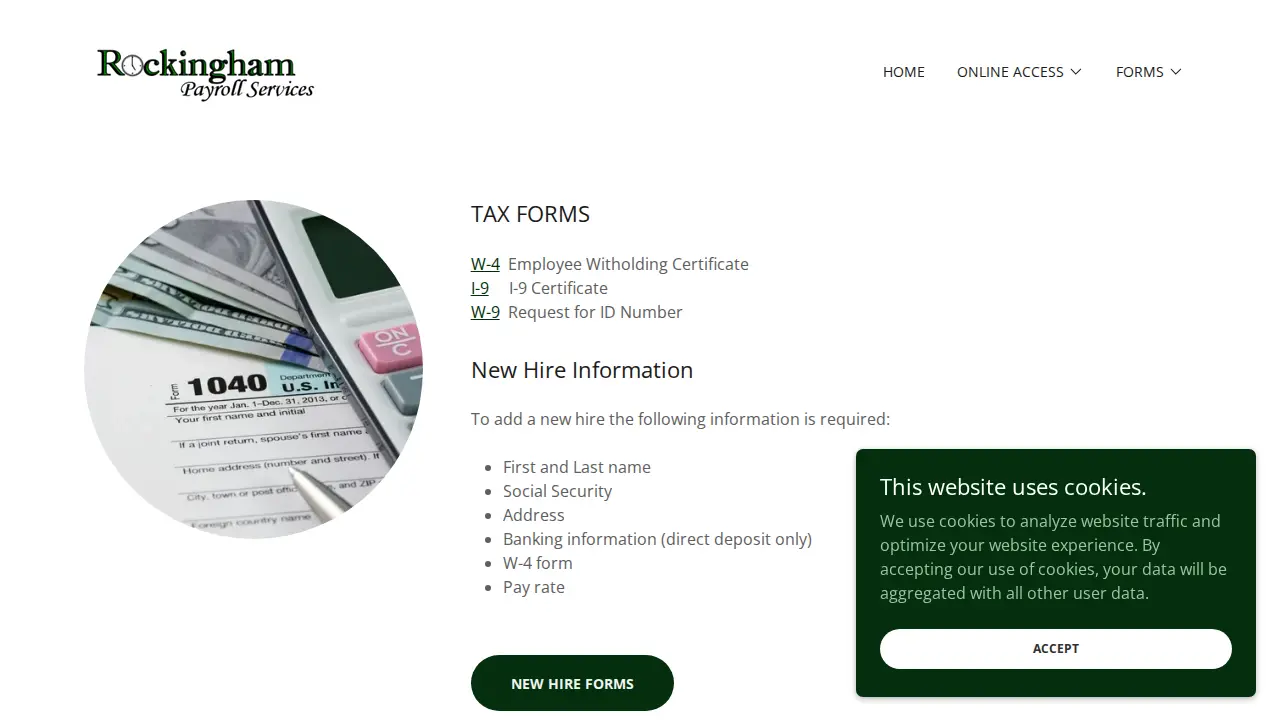 Rockingham Payroll Services page