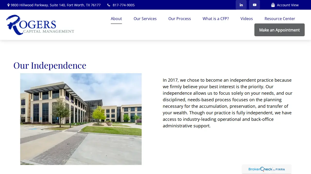 Rogers Capital Management, LLC page