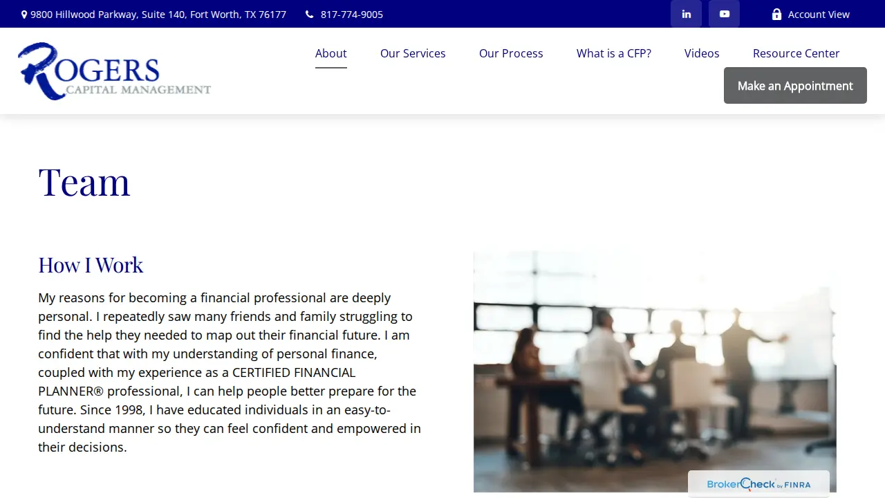 Rogers Capital Management, LLC page