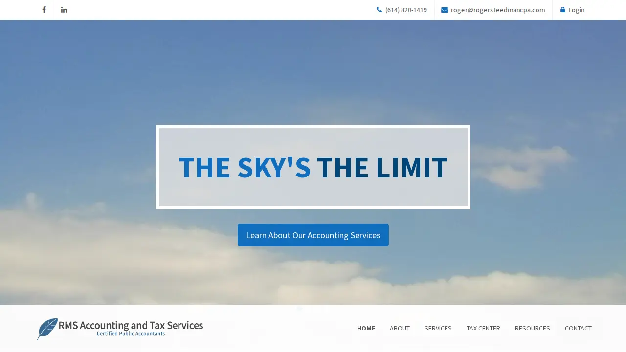 RMS Accounting and Tax Services page