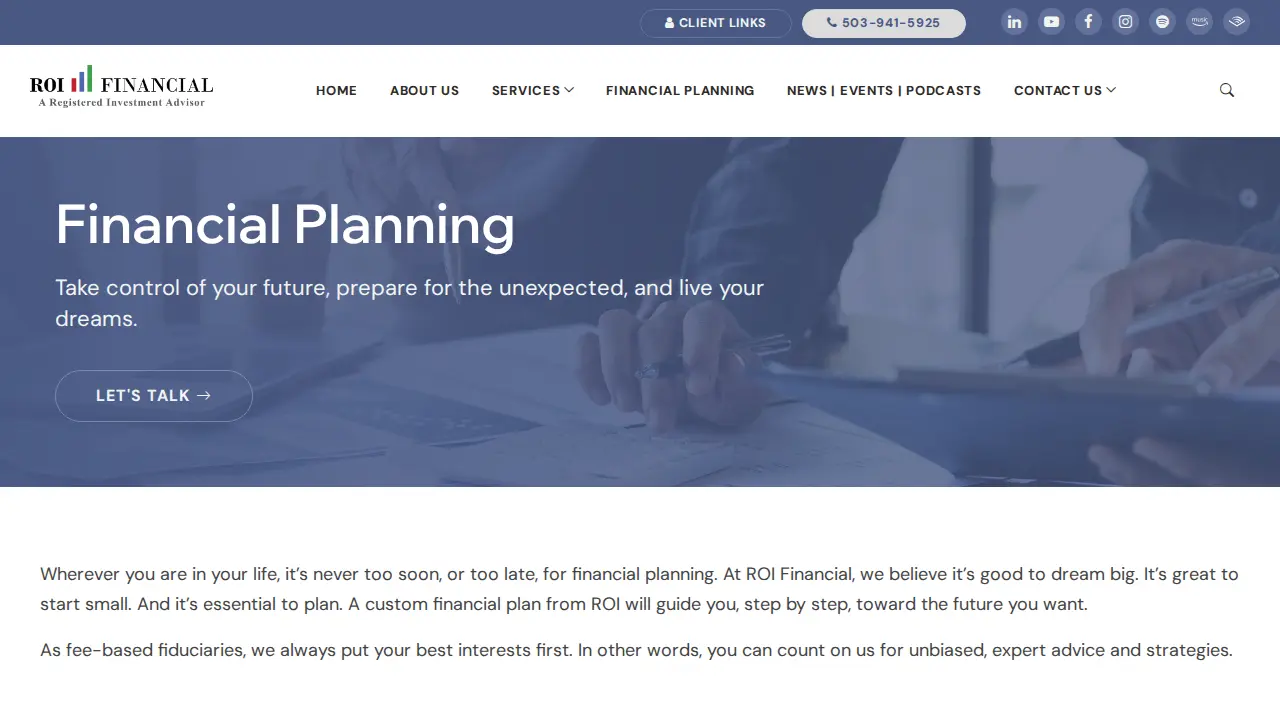 ROI Tax page