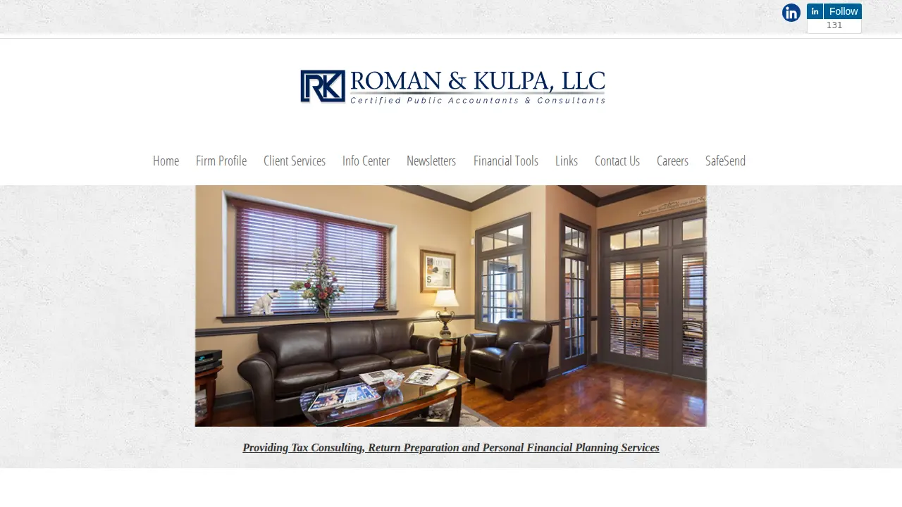 Roman & Kulpa, LLC website