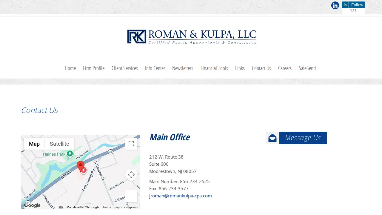 Roman & Kulpa, LLC page
