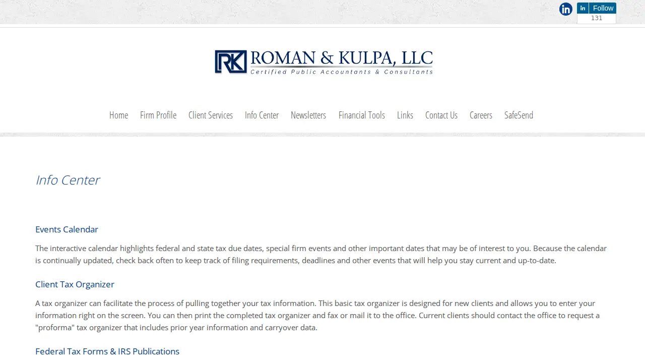 Roman & Kulpa, LLC page