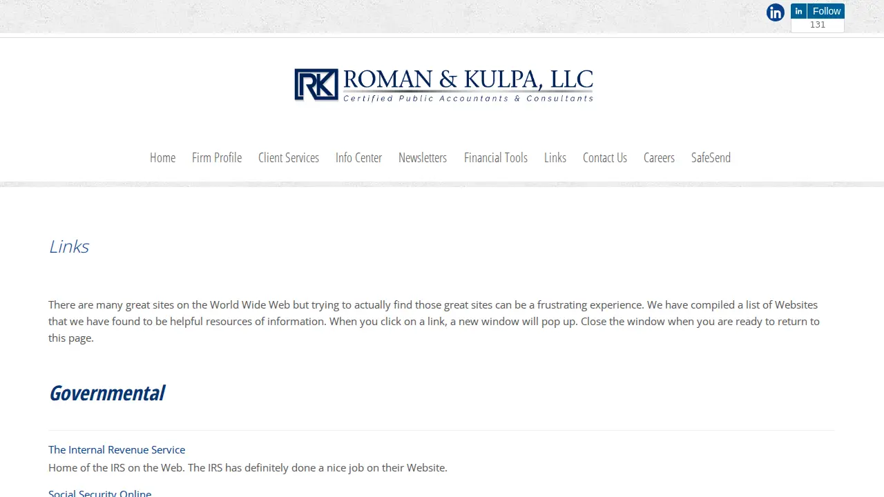 Roman & Kulpa, LLC page