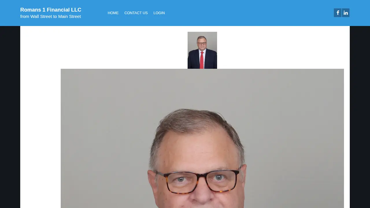 Romans 1 Financial page