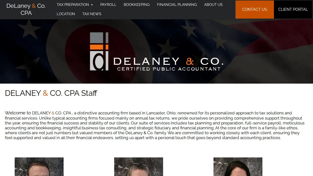 DeLaney & Co. CPA page
