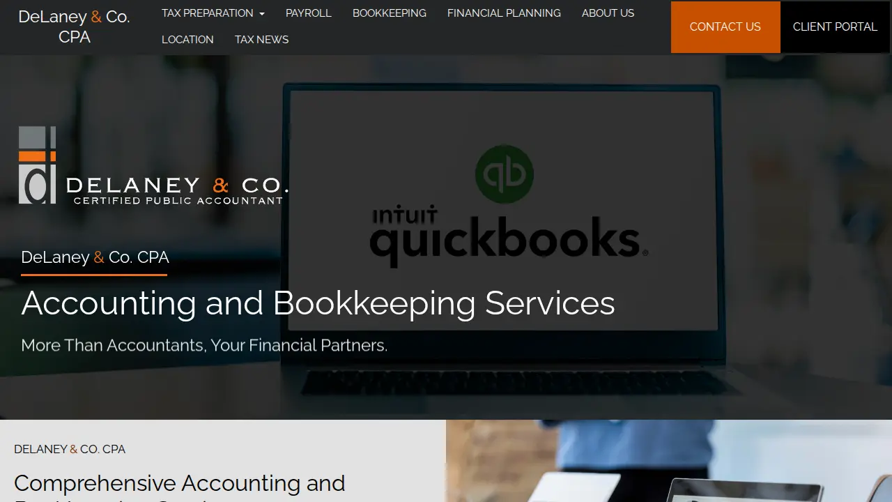 DeLaney & Co. CPA page