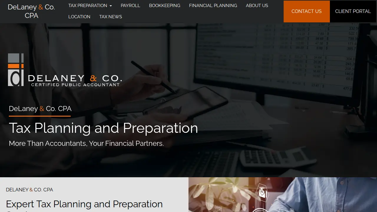 DeLaney & Co. CPA page
