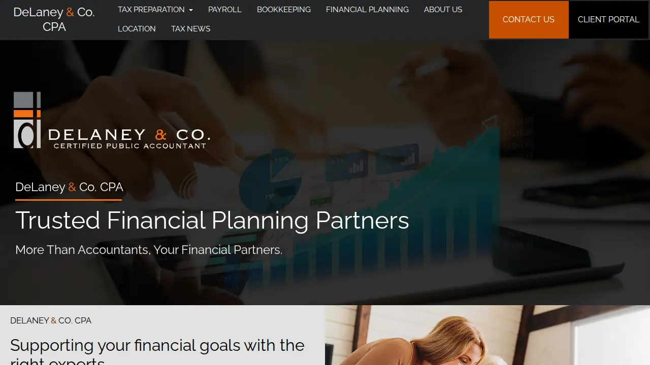 DeLaney & Co. CPA page