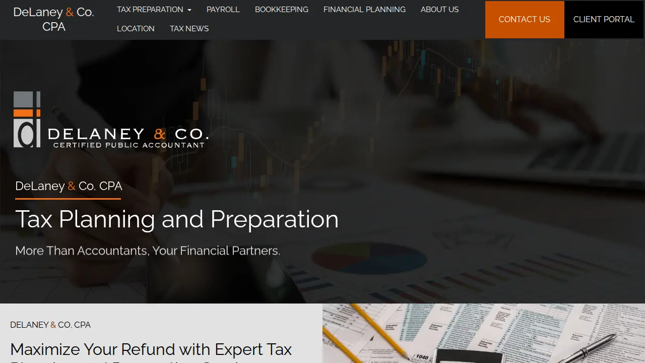 DeLaney & Co. CPA page