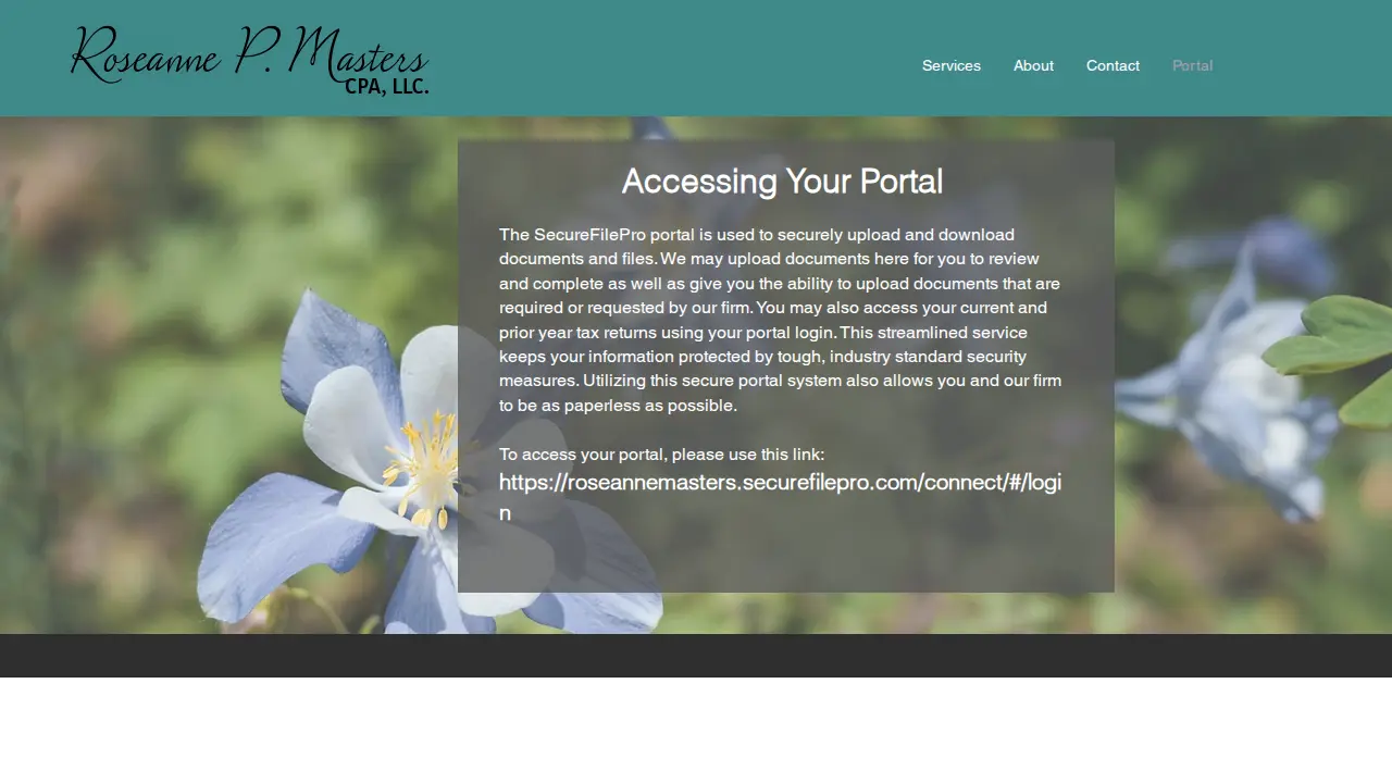 Roseanne P Masters, CPA page