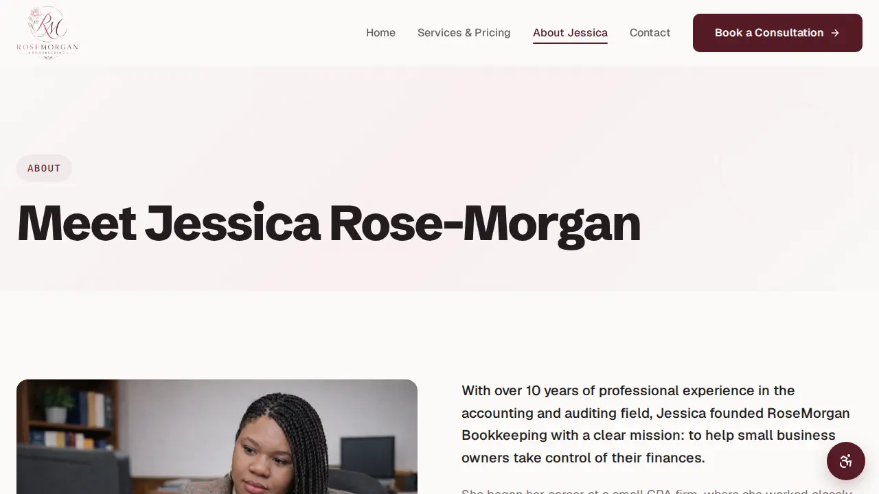 RoseMorgan Bookkeeping, LLC page