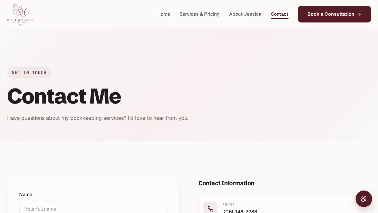 RoseMorgan Bookkeeping, LLC page