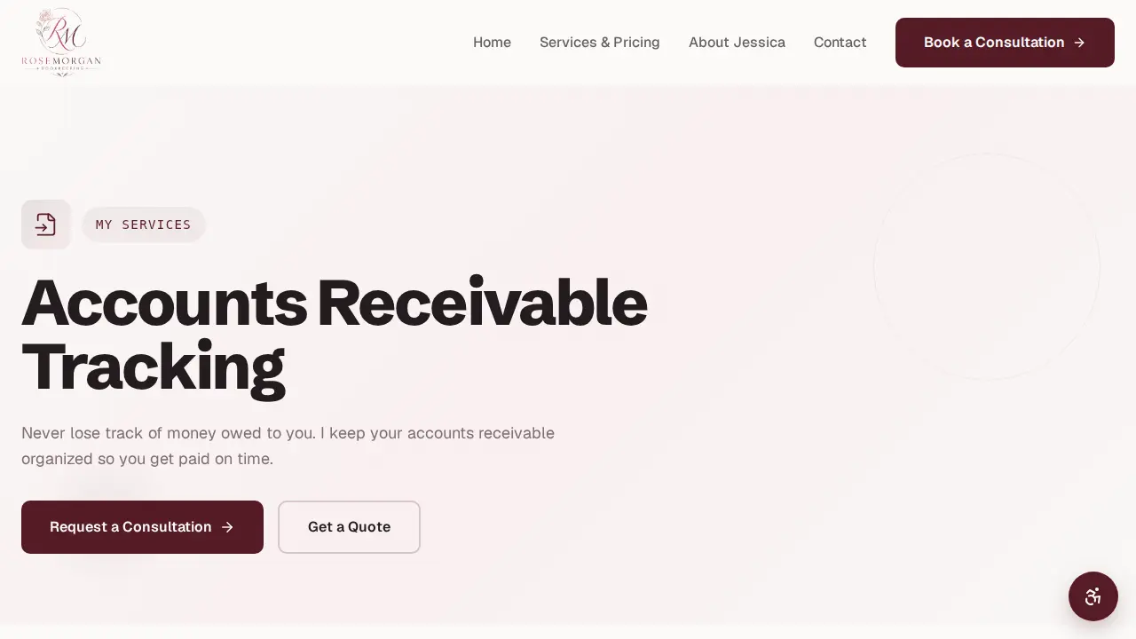 RoseMorgan Bookkeeping, LLC page
