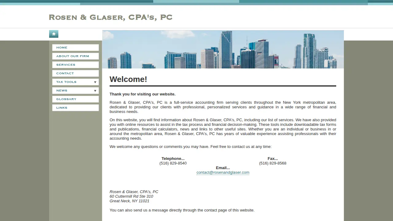 Rosen & Glaser PC page