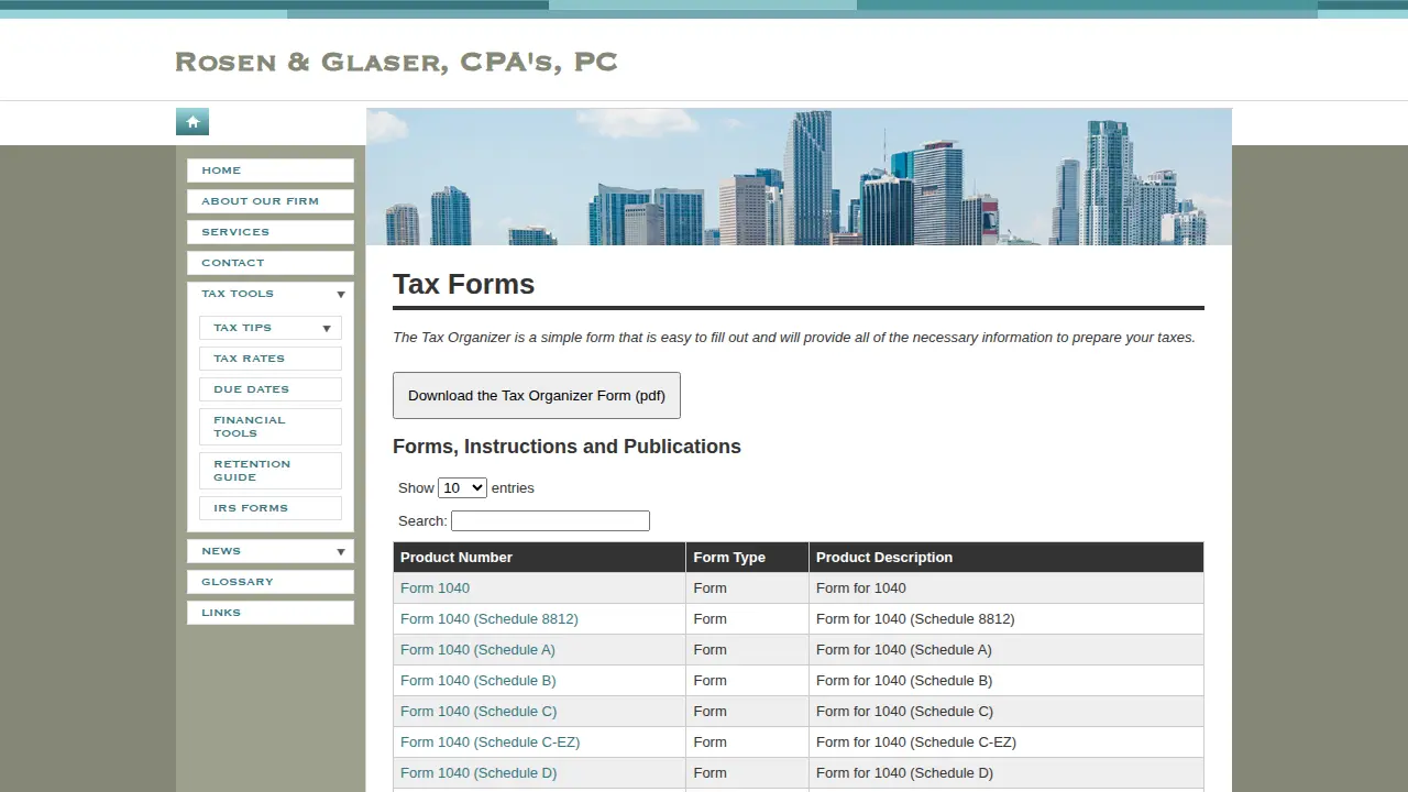 Rosen & Glaser PC page