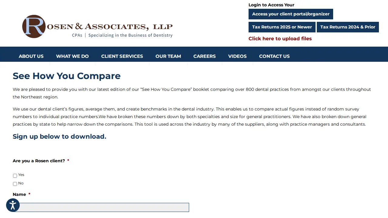 Rosen & Associates LLP page