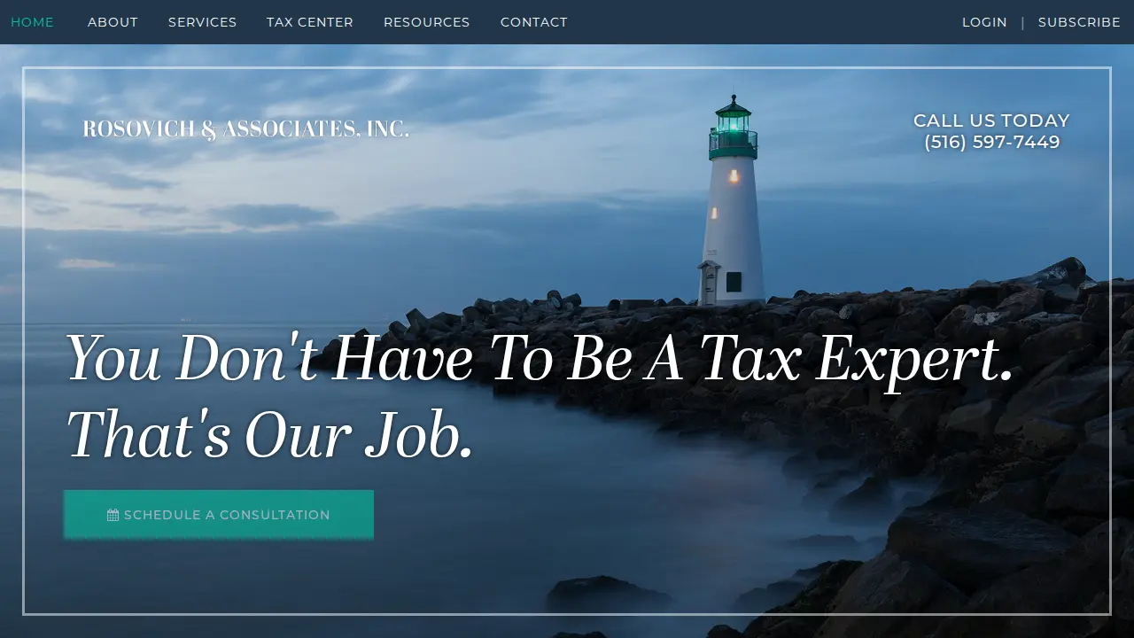 Rosovich & Associates, Inc. page