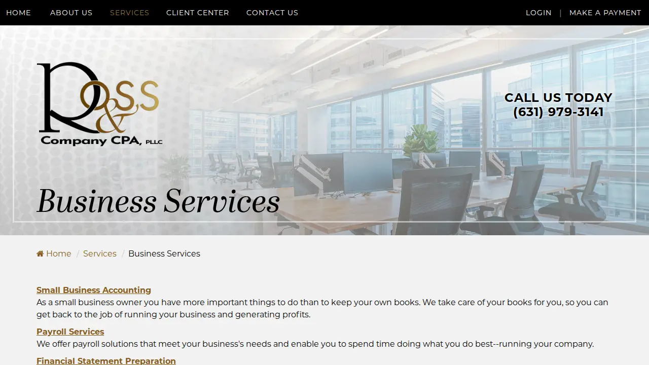 Ross & Company, CPA page