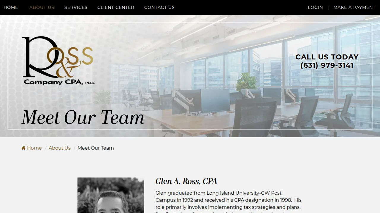 Ross & Company, CPA page