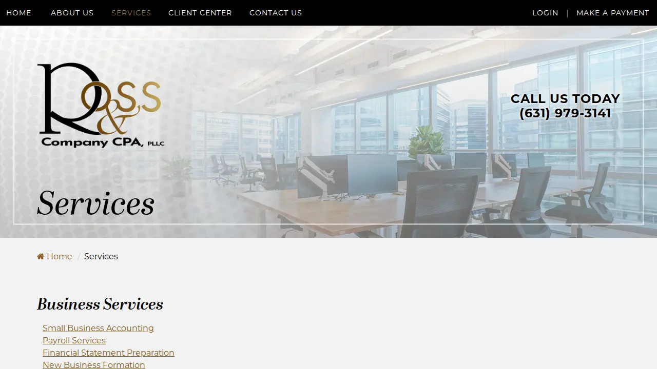 Ross & Company, CPA page